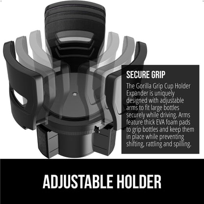 Gorilla Grip Cup Holder Adapter for Large Bottles