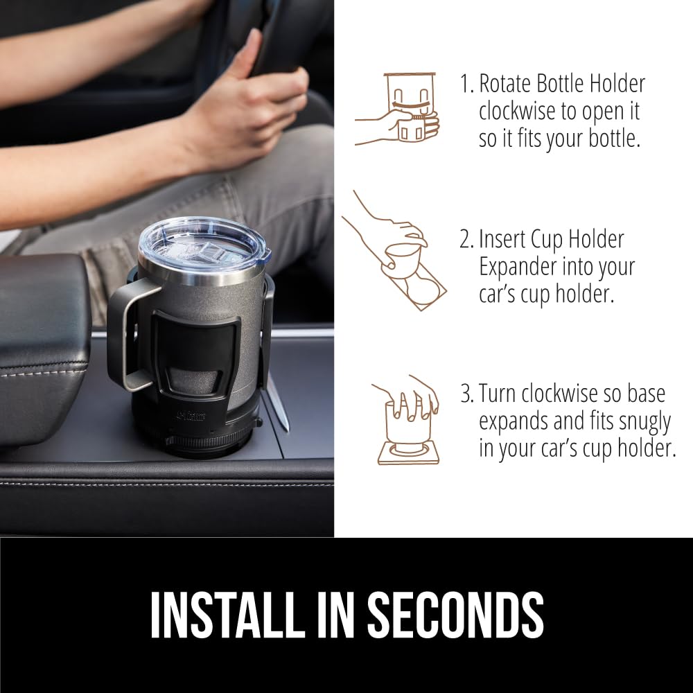 Gorilla Grip Cup Holder Adapter for Large Bottles