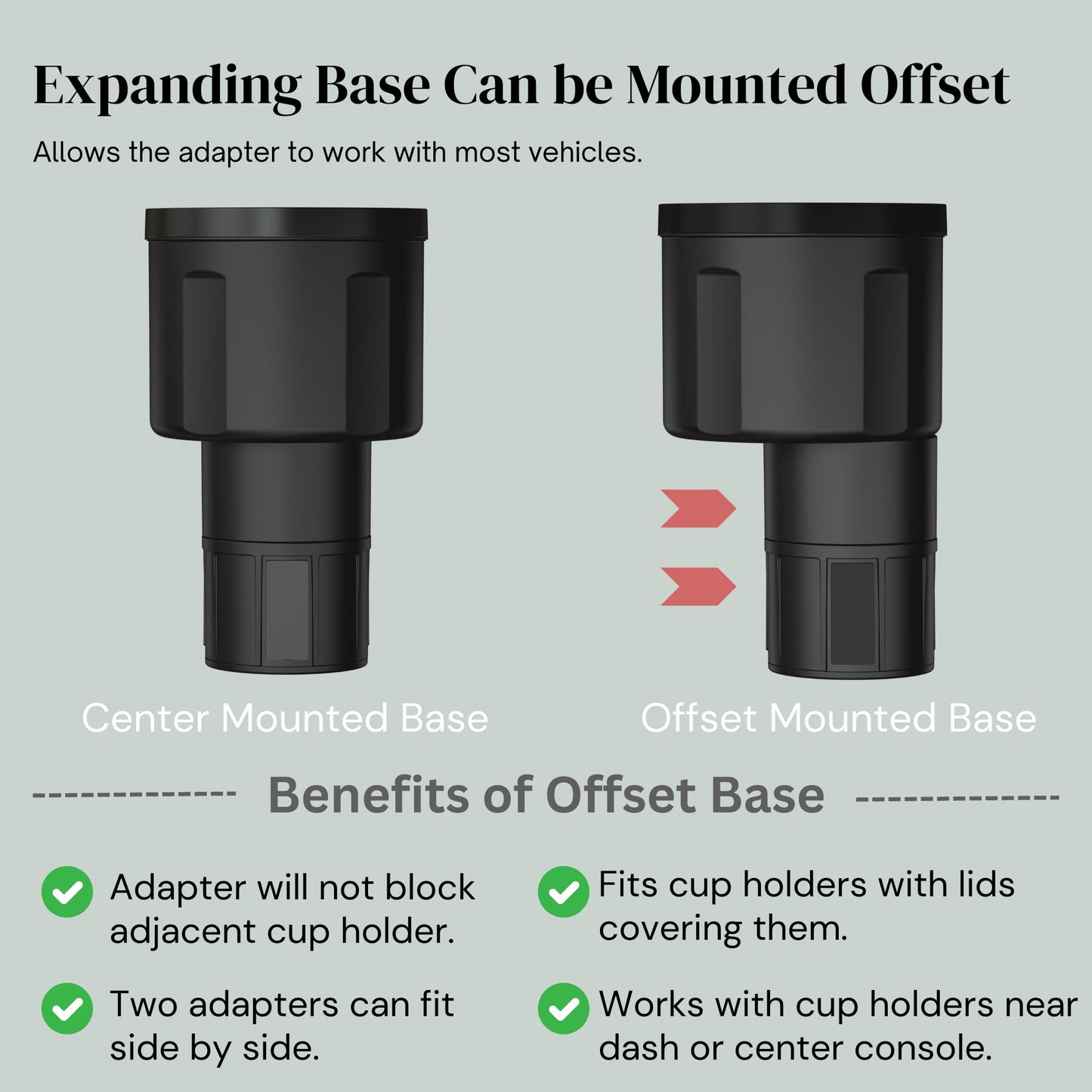 Swigzy Cup Holder Expander for Yeti, Hydro Flask & Owala