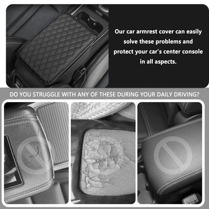 Stacool Universal Car Armrest Cover Cushion with Storage