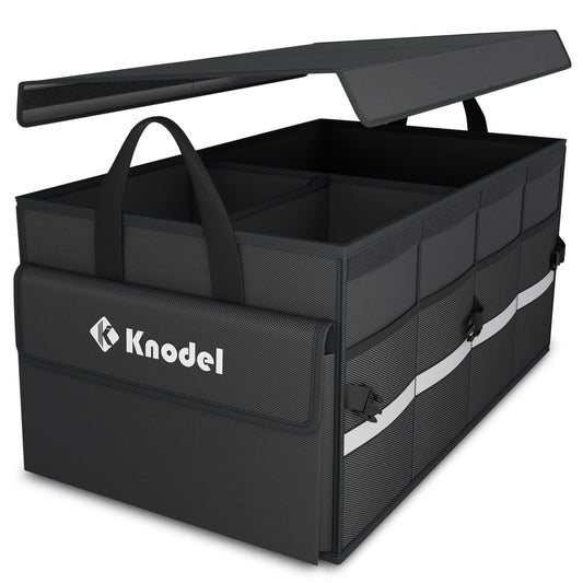 K KNODEL Foldable SUV Trunk Organizer with Lid